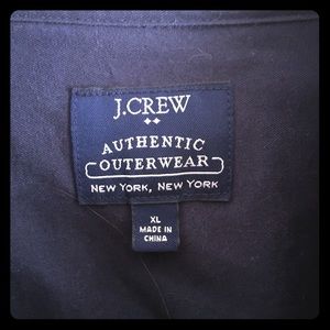 JCrew Men’s XL heavy flannel shirt/jacket